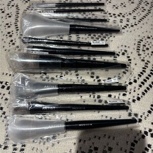 Sephora Black Makeup Brush Set (10 piece)